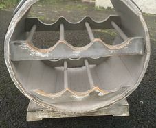 barrel shaped bottle holder