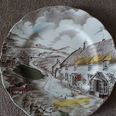 W.H.Grindley "Quiet Day" Plate 9"