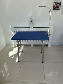 Dog grooming table