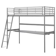 SPECIAL DEAL! Ikea raised / loft bed with desk