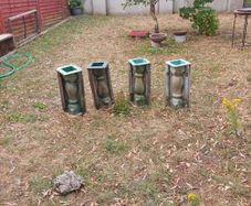 4 Concrete Cement Moulds