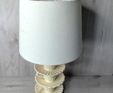 Tea Cup & Saucer Stacked Lamp Homebase - Rare Retro Light Table Lamp