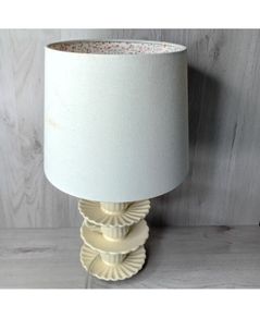 Tea Cup & Saucer Stacked Lamp Homebase - Rare Retro Light Table Lamp