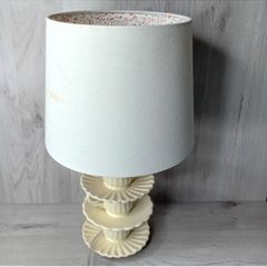 Tea Cup & Saucer Stacked Lamp Homebase - Rare Retro Light Table Lamp