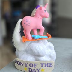 Twilight and Brush Unicorn Original Ponies MLP G1 My Little Pony 1983