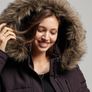 Superdry-Everest Hooded Puffer Bomber Jacket size uk 8 Image 7