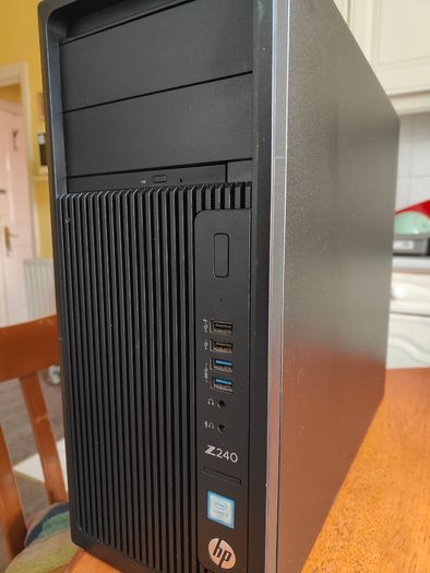 Hp Z240 Workstation, i7/64gb-ram/1tb-NVMe-ssd+1TB-HDD/Nvidia