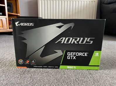 Graphics Card Gigabyte Aorus GeForce GTX 1660Ti 6G
