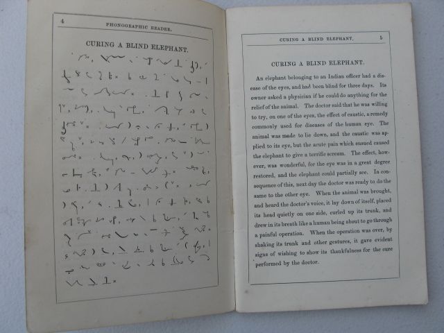 Vintage Book:- Pitman's Shorthand. The Phonographic Reader