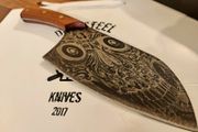 Black Kitchen Knife Skull By Di'Casteel