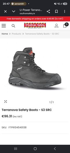 Terranova S3 SRC Safety Boots