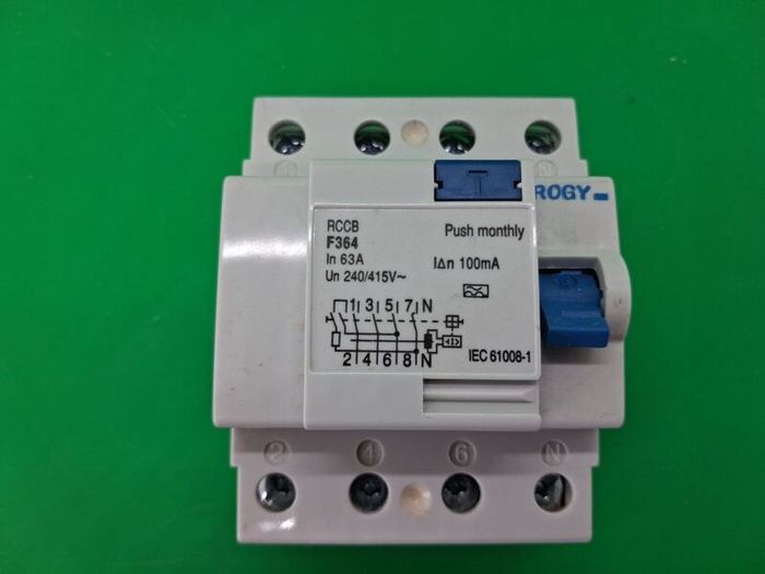 Postage - Circuit Breaker 63A 100mA 4P 240v - 415v