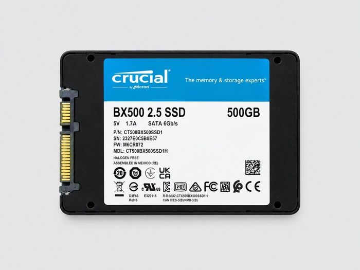 Brand New - Crucial BX500 500GB 2.5-inch SATA SSD