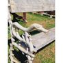 Bench Cast Iron and Timber Ornate Ends H23 Image 3