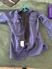 Scouts trousers/belt/shirt 13-14 years old
