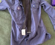 Scouts trousers/belt/shirt 13-14 years old