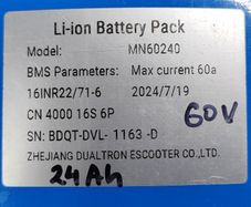 dualtron battery minimotors genuine