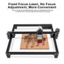 80W Laser Engraving Machine, Wood Leather Cutter Metal Glass Engraver CNC 3D Laser Printer with FAC/Wifi/10W Optical Output Image 7