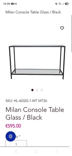 Console Hall Table