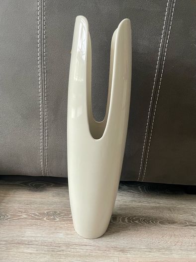 Ceramic Vase 51cm Cream/Beige