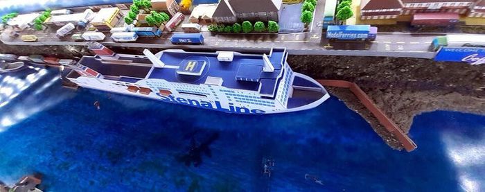 Stena Adventurer Stena Line Card Model Ferry Kit