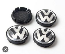 Volkswagen 3B7601171 65mm alloy wheel center caps