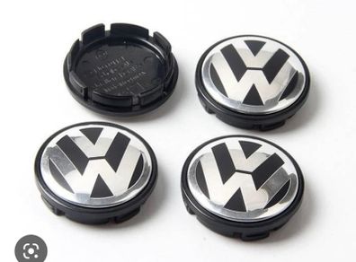 Volkswagen 3B7601171 65mm alloy wheel center caps