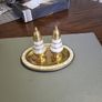 Vintage condiment set brass Image 3