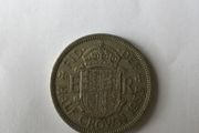 British Half Crown coins