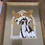 Framed Glass Painting of an Angel Image 3