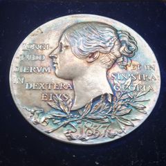 United Kingdom Victoria Sterling Silver Medal for her Diamond Jubilee 1837- 1897