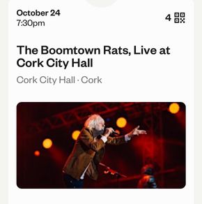 Boomtown rats tickets Jazz Weekend