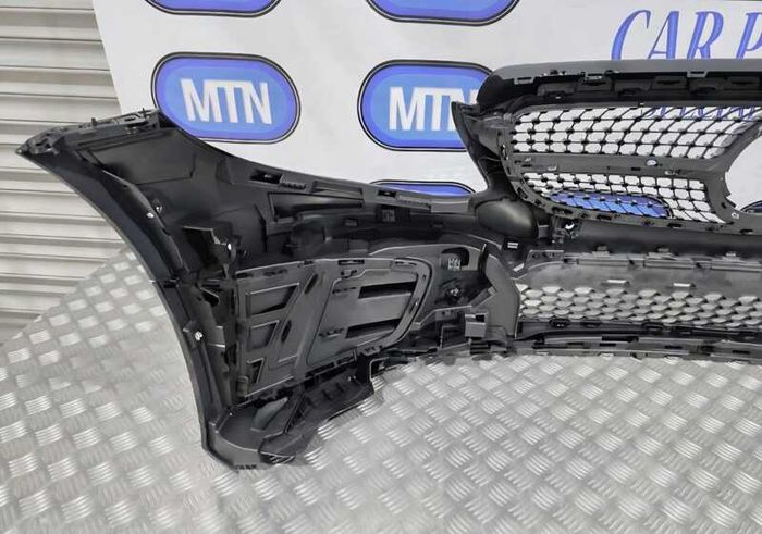 Front Bumper For Mercedes C Class W205 19-21 Facelift Models Amg Line Black C197