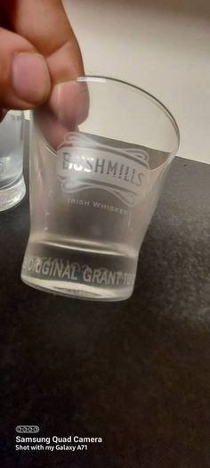 bushmills tumbler glasses x 2,price includes post to anywhere in Ireland, collectors item,