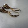 9ct Gold Smoky Quartz and Diamond Drop Earrings, Leverback, 1.58g Image 6