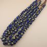 Vintage Venetian African Style Old Face Glass Beads Strands 20 inches Image 2