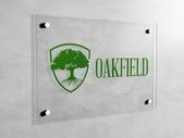 Acrylic logo signs prints