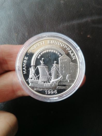 1996 Finland Silver Proof 20 ECU Coin