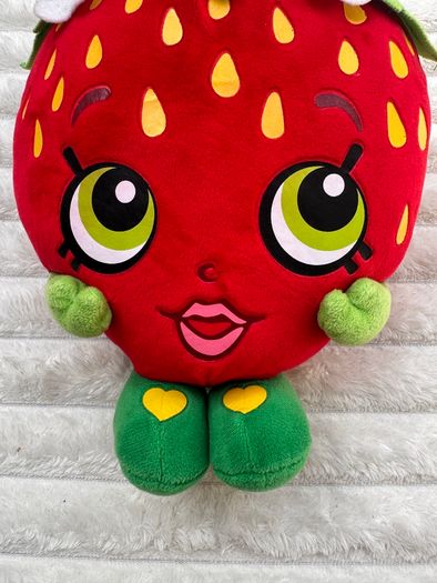 Shopkins Strawberry Kiss Plush 2013 approx. 25 cm. Moose Used Please see photos