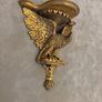 Gold painter wooden pedestal Image 2