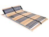 Slatted Bed Base with 42 Slats 7 Zones 120x200 cm