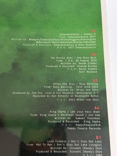 Dublin Loves Vinyl. Sealed albums.