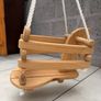 Wooden baby toddler swing Image 2
