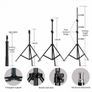 21735 Light Stand with 1.4m Boom Arm And Empty Sandbag Image 2