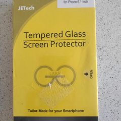 JETech tempered glass screen protector designed for iPhone 6.1 inche