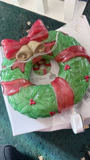 Christmas Light up Wreath