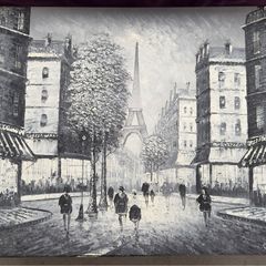 Paris Oil Painting Canvas Art