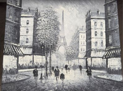 Paris Oil Painting Canvas Art