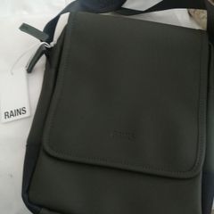Rains Reporter bag bottle green