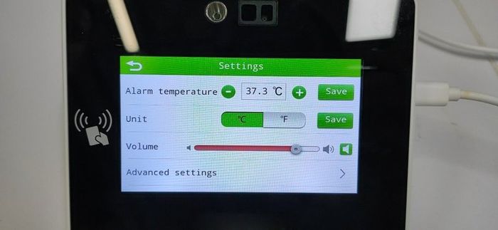 IR Temperature scanner